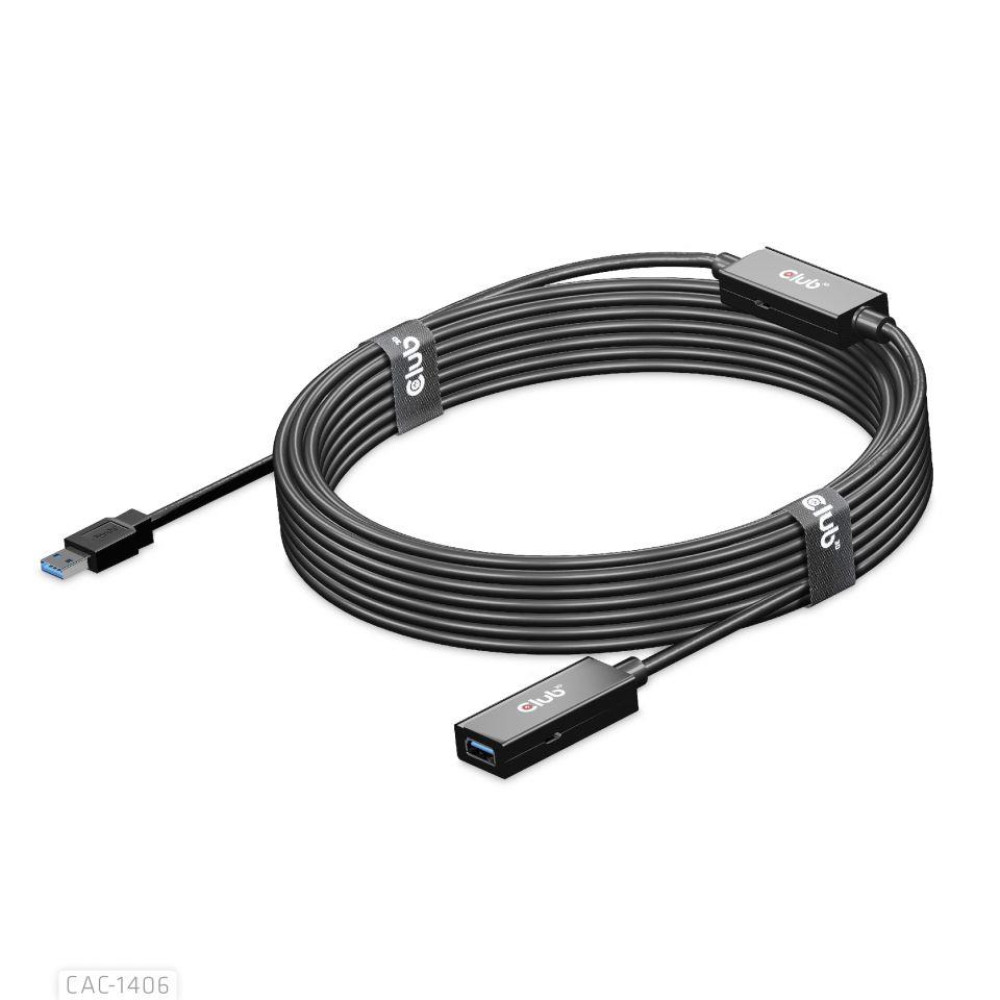 CABLE USB3.2 REPEATER 15M/M/F CAC-1406 CLUB3D CABLE USB3.2 REPEATER 15M/M/F CAC-1406 CLUB3D