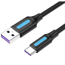 CABLE USB-C TO USB2.0/1M PVC BLACK CORBF VENTION