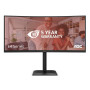 LCD Monitor, AOC, 34 , 3440 x 1440 pixels, UltraWide Quad HD, Native aspect ratio 21:9, LCD, Curved, CU34E4CV