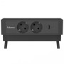 POWER DESK 2 TYPE F/BLACK 100137182 FELLOWES