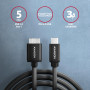 CABLE USB-C TO MICRO-B 1M/SPEED BLK BUMM3-CM10AB AXAGON