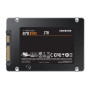 SSD, SAMSUNG, 870 EVO, 2TB, SATA, SATA 3.0, MLC, Write speed 530 MBytes/sec, Read speed 560 MBytes/sec, 2,5, TBW 1200 TB, MTBF 1500000 hours, MZ-77E2T0B/EU