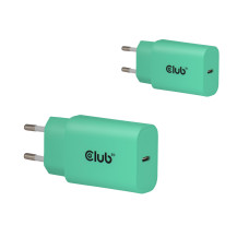 MOBILE CHARGER WALL USB-C/2PK 30W GREEN CAC-3024 CLUB3D MOBILE CHARGER WALL USB-C/2PK 30W GREEN CAC-3024 CLUB3D