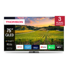 TV Set, THOMSON, 75 , 4K Ultra HD, 3840 x 2160 pixels, Flat, 16:9, QLED, 75QG5C14