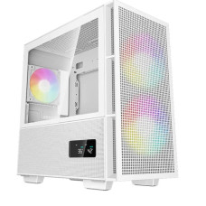 Case, DEEPCOOL, CH360 DIGITAL WH, MiniTower, Not included, MicroATX, MiniITX, Colour White, CH360DIGITALWH