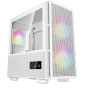 Case, DEEPCOOL, CH360 DIGITAL WH, MiniTower, Not included, MicroATX, MiniITX, Colour White, CH360DIGITALWH