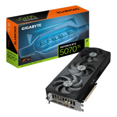 Graphics Card, GIGABYTE, NVIDIA, GeForce RTX 5070 Ti, 2542 MHz, 16 GB, GDDR7, 256 bit, PCI Express x16 5.0, Active, GV-N507TEAGLEOC-16GD1.0