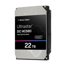 HDD, WESTERN DIGITAL ULTRASTAR, Ultrastar DC HC580, WUH722422ALE6L4 0F62785, 22TB, 512 MB, 7200 rpm, 3,5, 0F62785 HDD, WESTERN DIGITAL ULTRASTAR, Ultrastar DC HC580, WUH722422ALE6L4 0F62785, 22TB, 512 MB, 7200 rpm, 3,5, 0F62785