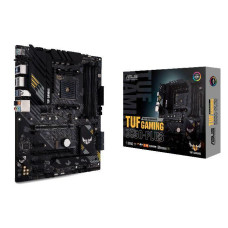 Mainboard, ASUS, AMD B550, SAM4, ATX, 3xPCI-Express 3.0 1x, 1xPCI-Express 3.0 16x, 2xM.2, 1xPCI-Express 4.0 16x, Memory DDR4, Memory slots 4, 1xHDMI, 1xDisplayPort, 1xUSB type C, 5xUSB 3.2, 1xOptical S/PDIF, 1xRJ45, 5xAudio port, TUFGAMINGB550-PLUS