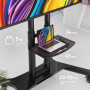TV SET ACC MOBILE STAND/40-70/BLACK TS1551-B ONKRON