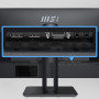 LCD Monitor, MSI, PRO MP245PG, 23.8, Business, Panel IPS, 1920x1080, 16:9, 100Hz, Matte, 1 ms, Swivel, Pivot, Height adjustable, Tilt, Colour Black, PROMP245PG