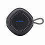 Portable Speaker, GEMBIRD, Black, Portable/Wireless, 1xUSB-C, Bluetooth, SPK-BT-LED-03-BK