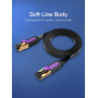 PATCH CABLE CAT.7 FLAT/10M BLACK ICABL VENTION