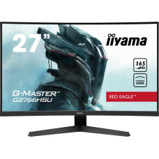 LCD Monitor, IIYAMA, G2766HSU-B1, 27, Gaming/Curved, Panel VA, 1920x1080, 16:9, 165Hz, Matte, 1 ms, Speakers, G2766HSU-B1