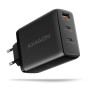 MOBILE CHARGER WALL USB 100W/GAN 3PORT ACU-DPQ100 AXAGON
