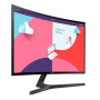 LCD Monitor, SAMSUNG, LS24C366EAUXEN, 24, Curved, Panel VA, 1920x1080, 16:9, 75Hz, 4 ms, Colour Black, LS24C366EAUXEN