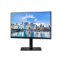 LCD Monitor, SAMSUNG, 24, Business, Panel IPS, 1920x1080, 16:9, 75Hz, 5 ms, Swivel, Pivot, Height adjustable, Tilt, Colour Black, LF24T450FQRXXE
