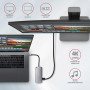 I/O HUB USB-C 6IN1 SATA M.2/0.18M HMC-6M2 AXAGON