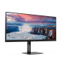 LCD Monitor, AOC, 34 , 3440 x 1440 pixels, UltraWide Quad HD, Native aspect ratio 21:9, LCD, Flat, U34V5C/BK