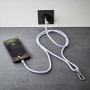 CABLE USB-C TO USB-C 1.65M/LANYARD PURPLE 7991003 INTENSO