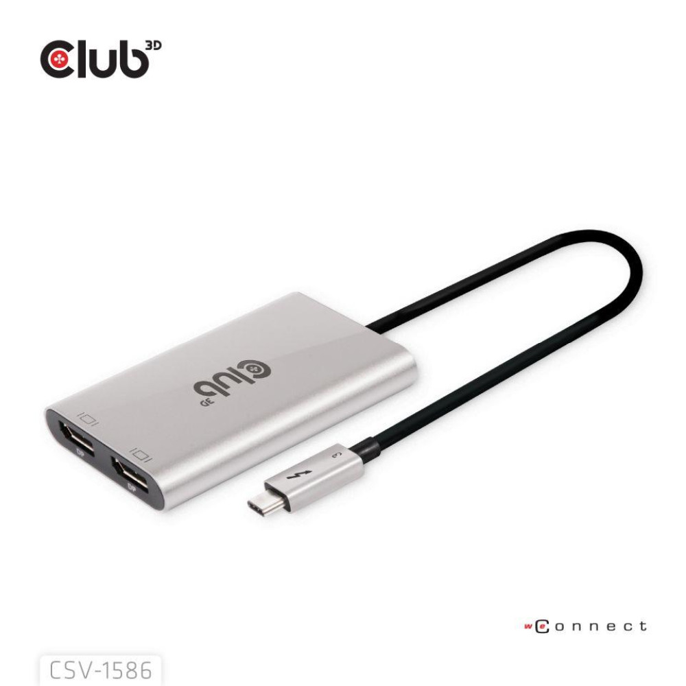 I/O ADAPTER THUNDERBOLT TO DP/CSV-1586 CLUB3D I/O ADAPTER THUNDERBOLT TO DP/CSV-1586 CLUB3D