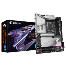 Mainboard, GIGABYTE, Intel Z790, LGA1700, ATX, Memory DDR5, Memory slots 4, 1xPCI-Express 3.0 16x, 1xPCI-Express 4.0 16x, 1xPCI-Express 5.0 16x, 4xM.2, 1xHDMI, 1xDisplayPort, 4xUSB 2.0, 5xUSB 3.2, 1xUSB-C, 1xOptical S/PDIF, 1xRJ45, 2xAudio port, Z790AORUS