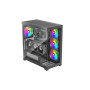 Case, XILENCE, ATX/micro ATX/Mini-ITX, Black, Midi Tower, PC, X818.ARGB