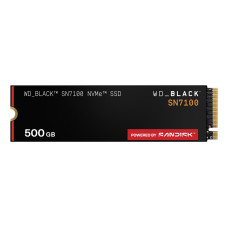 SSD, SANDISK, Read speed 6800 MB/s, Write speed 5800 MB/s, NVMe Yes, PCI Express 4.0, M.2, 500 GB, POWERED BY SANDISK, Black SN7100, WDS500G4X0E