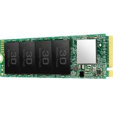 SSD, TRANSCEND, 2TB, PCIe Gen3, NVMe, NAND flash technology 3D NAND, Write speed 1900 MBytes/sec, Read speed 3200 MBytes/sec, Form Factor M.2, TBW 800 TB, MTBF 200000 hours, TS2TMTE115S