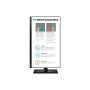 LCD Monitor, SAMSUNG, 24, Business, Panel IPS, 1920x1080, 16:9, 75Hz, 5 ms, Swivel, Pivot, Height adjustable, Tilt, Colour Black, LF24T450FQRXXE