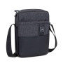 TABLET CASE CROSSBODY 11/8811 BLACK MELANGE RIVACASE