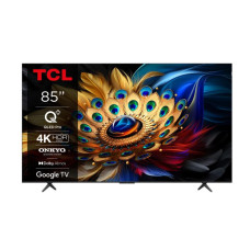 TV Set, TCL, 85, 4K/Smart, QLED, 3840x2160, 2 GB, Wireless LAN, Bluetooth, Google TV, 85C655