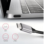I/O HUB USB-C 6IN1/0.2M HMC-6H4A AXAGON