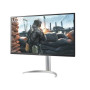 LCD Monitor, LG, 32UP55NP-W, 31.5, Gaming/4K, Panel VA, 3840x2160, 16:9, 60Hz, 4 ms, Speakers, Pivot, Height adjustable, Tilt, 32UP55NP-W