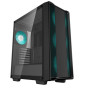 Case, DEEPCOOL, CC560 V2, MiniTower, Not included, MicroATX, MiniITX, Colour Black, R-CC560-BKGAA4-G-2