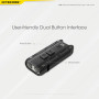 FLASHLIGHT T SERIES 700 LUMENS/TIP SE BLACK NITECORE