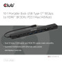 NB ACC DOCKING STATION 10IN1/USB-C 140W CSV-2550 CLUB3D