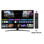 TV Set, LG, 43, 4K/Smart, 3840x2160, Wireless LAN, Bluetooth, webOS, Black, 43NANO81A3A