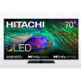 TV Set,HITACHI,70,4K/Smart,3840x2160,Wireless LAN,Bluetooth,Android,70HAQ7450