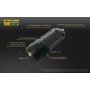 FLASHLIGHT T SERIES 55 LUMENS/TUBE V2 BLACK NITECORE