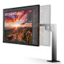 LCD Monitor, LG, 31.5, Panel IPS, 3840x2160, 16:9, 60Hz, 5 ms, Speakers, Swivel, Pivot, Height adjustable, Tilt, Colour Black, 32UN880K-B