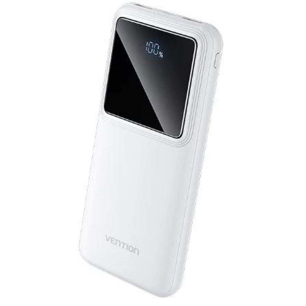 POWER BANK USB 10000MAH 22.5W/USB WHITE FHKW0 VENTION POWER BANK USB 10000MAH 22.5W/USB WHITE FHKW0 VENTION