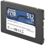 SSD, PATRIOT, P210, 512GB, SATA 3.0, Write speed 430 MBytes/sec, Read speed 520 MBytes/sec, 2,5, TBW 240 TB, P210S512G25