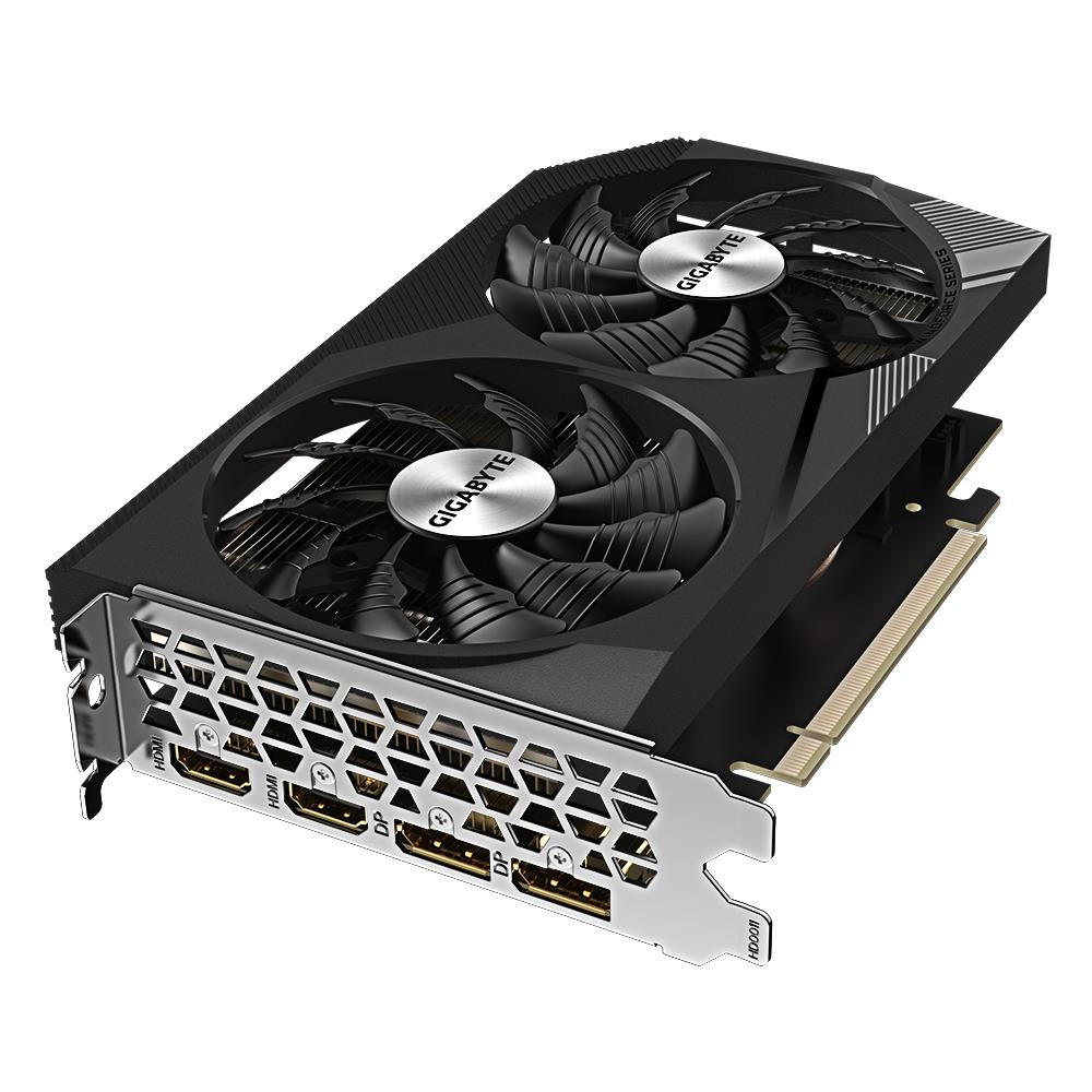 Graphics Card, GIGABYTE, NVIDIA GeForce RTX 3050, 8 GB, GDDR6, 128 bit, PCIE 4.0 16x, Memory 14000 MHz, 2xHDMI, 2xDisplayPort, GV-N3050WF2OCV2-8GD Graphics Card, GIGABYTE, NVIDIA GeForce RTX 3050, 8 GB, GDDR6, 128 bit, PCIE 4.0 16x, Memory 14000 MHz, 2xHDMI, 2xDisplayPort, GV-N3050WF2OCV2-8GD