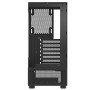 Case, ADATA, INVADER X MINI, MidiTower, Case product features Transparent panel, ATX, MicroATX, MiniITX, Colour Black, INVADERXMINIMT-BKCWW
