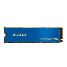 SSD, ADATA, LEGEND 710, 512GB, M.2, PCIE, NVMe, 3D NAND, Write speed 1000 MBytes/sec, Read speed 2400 MBytes/sec, TBW 130 TB, MTBF 1500000 hours, ALEG-710-512GCS