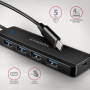 I/O HUB USB-C TRAVEL/0.19M HUE-C1C AXAGON