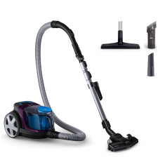 Vacuum Cleaner, PHILIPS, Canister/Bagless, 750 Watts, Capacity 1.5 l, Noise 76 dB, Purple, Weight 4.5 kg, FC9333/09