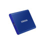 External SSD, SAMSUNG, T7, 2TB, USB 3.2, Write speed 1000 MBytes/sec, Read speed 1050 MBytes/sec, MU-PC2T0H/WW