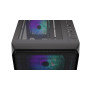 Case, ENDORFY, Arx 500 ARGB, MidiTower, Case product features Transparent panel, Not included, ATX, MicroATX, MiniITX, Colour Black, EY2A011